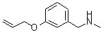 CAS 登录号：869941-97-9， N-[(3-烯丙氧基苯基)甲基]甲胺