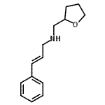 CAS 登录号：869945-34-6， (2E)-3-苯基-N-(四氢-2-呋喃基甲基)-2-丙烯-1-胺