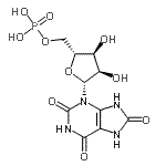 CAS 登录号：87004-59-9， 3-(5-O-膦酰-beta-D-呋喃核糖基)-7,9-二氢-1H-嘌呤-2,6,8(3H)-三酮