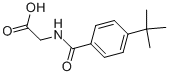CAS 登录号：87015-91-6， (4-叔丁基-苯甲酰基氨基)-乙酸