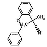 CAS#: 870552-27-5， 2-(2-benzyloxyphenyl)-2-methyl-propanenitrile