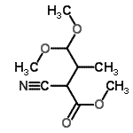 CAS#: 87061-92-5， Methyl 2-cyano-4,4-dimethoxy-3-methylbutanoate