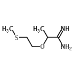 CAS 登录号：870669-74-2， 2-[2-(甲硫基)乙氧基]丙脒