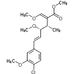 CAS#: 87081-56-9， Methyl (2E,3S,4S,5E)-6-(4-chloro-3-methoxyphenyl)-4-methoxy-2-(methoxymethylene)-3-methyl-5-hexenoate