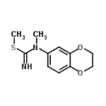 CAS 登录号：871214-52-7， 甲基N-(2,3-二氢-1,4-苯并二氧杂环己-6-基)-N-甲基氨基硫代甲亚氨酸酯