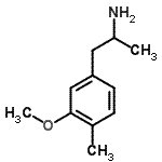 CAS 登录号：87179-33-7， 1-(3-甲氧基-4-甲基苯基)-2-丙胺