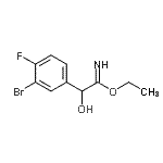 CAS#: 871977-74-1， Ethyl 2-(3-bromo-4-fluorophenyl)-2-hydroxyethanimidate