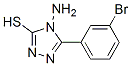 CAS 登录号：87239-96-1， 4-氨基-5-(3-溴苯基)-2,4-二氢-3H-1,2,4-三唑-3-硫酮
