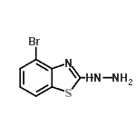 CAS 登录号：872696-03-2， 4-溴-2-肼基-1,3-苯并噻唑