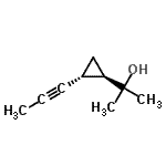 CAS 登录号：87295-58-7， 2-[(1R,2R)-2-(1-丙炔-1-基)环丙基]-2-丙醇