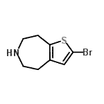 CAS 登录号：873015-85-1， 2-溴-5,6,7,8-四氢-4H-噻吩并[2,3-d]氮杂卓