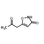 CAS 登录号：87318-65-8， 5-(2-氧代丙基)-1,2-恶唑-3(2H)-酮