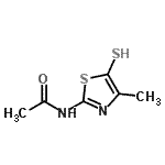 CAS 登录号：873401-64-0， N-(4-甲基-5-硫基-1,3-噻唑-2-基)乙酰胺