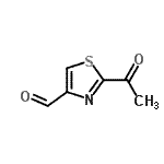 CAS 登录号：874619-26-8， 2-乙酰基-1,3-噻唑-4-甲醛