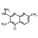 CAS 登录号：874825-73-7， 4-氯-2-肼基-3,7-二甲基-1,8-萘啶