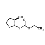 CAS 登录号：87483-18-9， O-乙基S-[(1R,2R)-2-羟基环戊基]碳o硫代酸酯