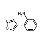 CAS 登录号：87488-70-8， 2-(1,2-恶唑-4-基)苯胺