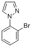 structure of CAS# 87488-84-4, 1-(2-Bromophenyl)-1H-Pyrazole;1-(2-Bromophenyl)-1H-Pyrazole 97%;1-(2-BROMOPHENYL)-1H-PYRAZOLE;1-(2-Bromophenyl)Pyrazole