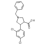 CAS#: 874990-90-6， 1-Benzyl-4-(2,4-dichlorophenyl)-3-pyrrolidinecarboxylic acid