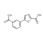 CAS#: 874999-57-2， 5-(3-Carboxyphenyl)-2-furoic acid