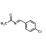 CAS 登录号：875018-09-0， N-[(E)-(4-氯苯基)亚甲基]乙酰胺