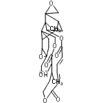 CAS#: 87532-32-9， 13'-Hydroxy-6'-(hydroxymethyl)-14',26'-dimethyl-12'H,18'H,23'H-spiro[oxirane-2,27'-[2,5,11,17,24]pentaoxapentacyclo[23.2.1.0<sup>3,9</sup>.0<sup>4,6</sup>.0<sup>9,26</sup>]octacosa[19,21]diene]-12',18',23'-trione