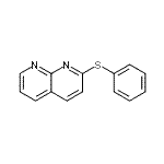 CAS 登录号：87535-59-9， 2-(苯基硫基)-1,8-萘啶