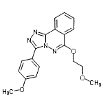 CAS 登录号：87540-60-1， 6-(2-甲氧基乙氧基)-3-(4-甲氧基苯基)[1,2,4]三唑并[3,4-a]酞嗪