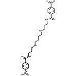 CAS 登录号：87581-16-6， N,N'-[1,4-丁烷二基二(亚氨基-3,1-丙烷二基)]二(4-硝基苯甲酰胺)