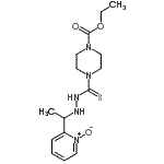 CAS 登录号：87587-19-7， 2-[1-[2-[(4-乙氧羰基哌嗪-1-基)(硫代)甲基]肼基]乙基]吡啶1-氧化物