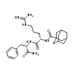 CAS 登录号：876310-60-0， N<sup>2</sup>-(金刚烷-1-基羰基)-L-精氨酰-L-苯丙氨酰胺