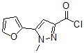 CAS#: 876316-47-1， 5-(2-Furanyl)-1-Methyl-1H-Pyrazole-3-Carbonylchloride