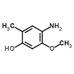 CAS 登录号：876473-56-2， 4-氨基-5-甲氧基-2-甲基苯酚