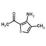 CAS 登录号：87676-04-8， 1-(3-氨基-4-甲基-2-噻吩基)乙酮