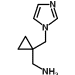 CAS 登录号：877204-21-2， 1-[1-(1H-咪唑-1-基甲基)环丙基]甲胺
