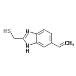 CAS 登录号：87765-90-0， (5-乙烯基-1H-苯并咪唑-2-基)甲硫醇