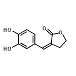 CAS 登录号：87816-36-2， (3Z)-3-(3,4-二羟基苄亚基)二氢-2(3H)-呋喃酮