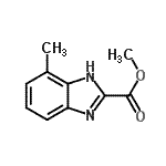 CAS 登录号：87836-36-0， 甲基4-甲基-1H-苯并咪唑-2-羧酸酯