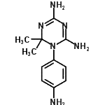 CAS 登录号：87871-35-0， 1-(4-氨基苯基)-6,6-二甲基-1,6-二氢-1,3,5-三嗪-2,4-二胺