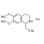 CAS#: 878790-03-5， 1-Ethyl-6,7-dimethoxy-1,2,3,4-tetrahydroisoquinoline hydrochloride (1:1)