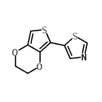 CAS 登录号：878801-62-8， 5-(2,3-二氢噻吩并[3,4-b][1,4]二恶英-5-基)-1,3-噻唑