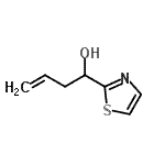 CAS 登录号：879005-62-6， 1-(1,3-噻唑-2-基)-3-丁烯-1-醇
