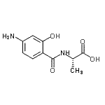 CAS 登录号：879123-40-7， N-(4-氨基-2-羟基苯甲酰基)-L-丙氨酸