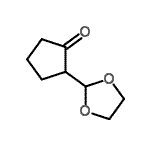CAS 登录号：87920-23-8， 2-(1,3-二氧戊环-2-基)环戊酮