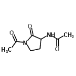 CAS#: 879278-44-1， N-(1-Acetyl-2-oxo-3-pyrrolidinyl)acetamide