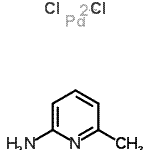CAS 登录号：87936-24-1， 钯(2+)氯化物-6-甲基-2-吡啶胺(1:2:1)