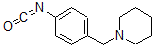 结构式 CAS# 879896-46-5, 1-[(4-异氰酸苯基)甲基]-哌啶