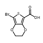 CAS 登录号：879896-63-6， 7-溴-2,3-二氢噻吩并[3,4-b][1,4]二恶英-5-羧酸