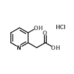 CAS 登录号：88011-94-3， (3-羟基-2-吡啶基)乙酸盐酸盐(1:1)