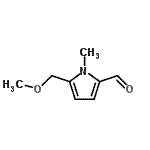 CAS 登录号：88065-99-0， 5-(甲氧基甲基)-1-甲基-1H-吡咯-2-甲醛